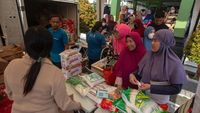 Potret Pasar Murah Diburu Jelang Ramadan