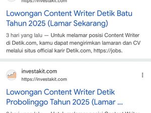 Waspada! Beredar Penipuan Loker Catut detikcom Waspada! Beredar Penipuan Loker Catut detikcom