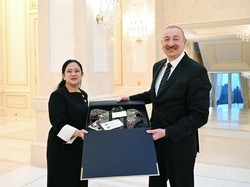 Puan Bertemu Presiden Azerbaijan di Baku, Dititipi Pesan untuk Prabowo