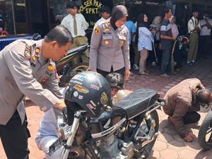 Puluhan Motor Pelajar Tulungagung Terjaring Razia Knalpot Brong Puluhan Motor Pelajar Tulungagung Terjaring Razia Knalpot Brong