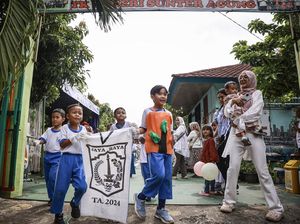 Gemasnya Murid TK Saat Peringati Hari Peduli Sampah Nasional