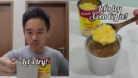 Influencer Bikin Kreasi Unik Kopi Campur Krim Jagung Manis