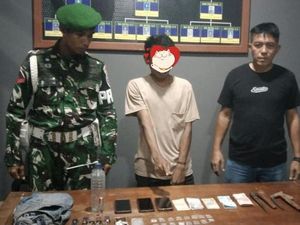 Mahasiswa Pengedar Sabu di Bima Ditangkap Anggota TNI