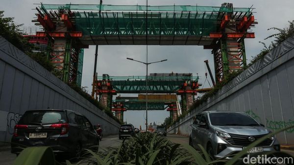 Proyek LRT Jakarta Fase 1B Terus Dikebut, Ini Potretnya