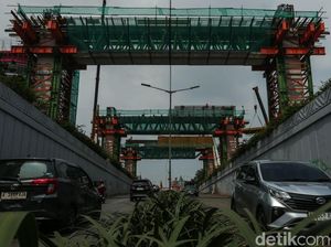 Proyek LRT Jakarta Fase 1B Terus Dikebut, Ini Potretnya