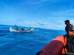 Karso Nelayan di Beltim yang Hilang karena Mesin Perahu Mati Ditemukan Selamat