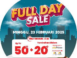Transmart Full Day Sale Datang Lagi Besok! Diskon Melimpah 50% + 20%