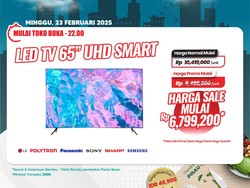 Banjir Promo di Transmart, TV LED 65 Inch Diskon Rp 3,6 Jutaan!