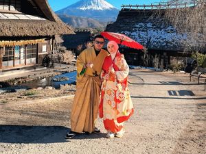 8 Foto Irish Bella-Haldy Sabri Honeymoon Lagi ke Jepang, Cantik Pakai Kimono 8 Foto Irish Bella-Haldy Sabri Honeymoon Lagi ke Jepang, Cantik Pakai Kimono