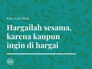 110+ Kata-kata Mutiara Kehidupan Sehari-hari Bijak, Cinta, Sedih dan Kecewa