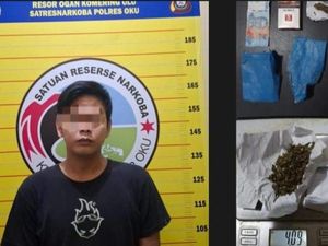 Nyamar Jadi Pembeli, Polisi Tangkap Pengedar Ganja Resahkan Warga di OKU Nyamar Jadi Pembeli, Polisi Tangkap Pengedar Ganja Resahkan Warga di OKU