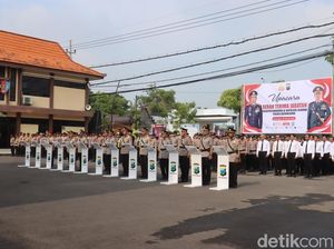 8 Kapolsek-Kasat Reskoba di Bojonegoro Sertijab