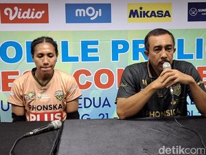 Petrokimia Kalahkan Yogya Falcons 3-0, Lolos ke Final Four Ditentukan Besok