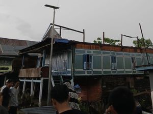 Angin Puting Beliung Terjang Desa Matajang Bone, 27 Rumah Rusak