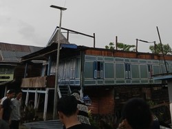 Angin Puting Beliung Terjang Desa Matajang Bone, 27 Rumah Rusak