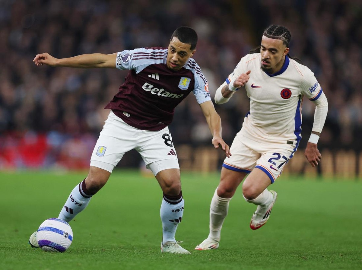 Chelsea unggul 1-0 atas Aston Villa di babak pertama pertandingan pekan ke-26 Liga Inggris. (Foto: Lee Smith/Action Images via Reuters)