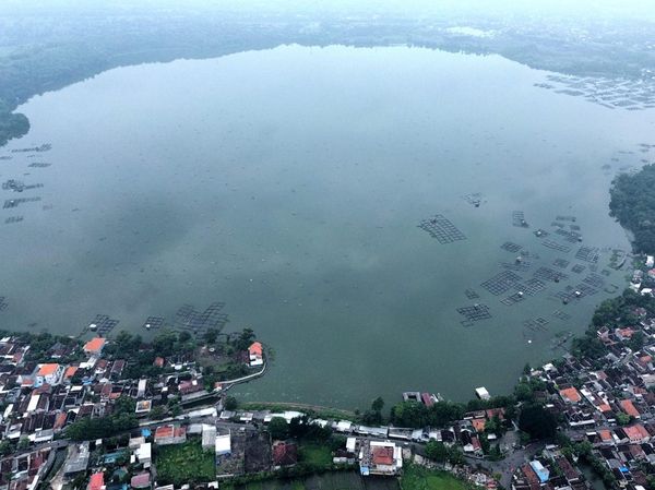 Danau Ranu Grati Pasuruan Dimanfaatkan untuk Budi Daya Ikan