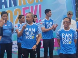 Video: Momen Zulhas-Shin Tae Yong Lari Bareng di Acara PAN RUN