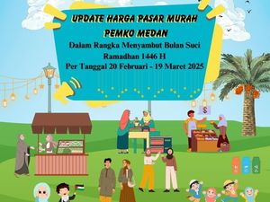 Pemkot Medan Gelar Pasar Murah Jelang Puasa, Ini Lokasi dan Daftar Harganya