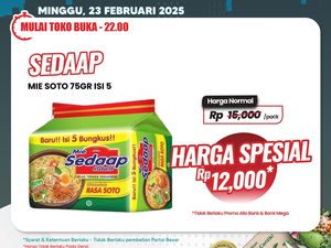 Belanja 5 Bungkus Mi Instan di Transmart Full Day Sale Jadi Semurah Ini
