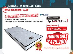 Cuma di Transmart Full Day Sale, Aneka Kasur Empuk Mulai Rp 400 Ribuan Cuma di Transmart Full Day Sale, Aneka Kasur Empuk Mulai Rp 400 Ribuan