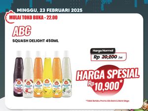 Aneka Sirup Murah Meriah di Transmart Full Day Sale, Bisa buat Stok Buka Puasa