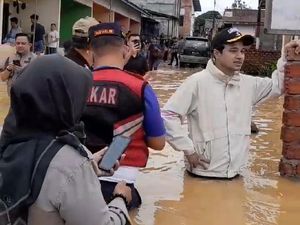 Wawako Jambi Turun Tangan Tinjau Lokasi Banjir, Sebut Drainase Jadi Pemicu