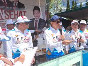 HUT Ke-17 Gerindra, Ribuan Warga Pontianak Antusias Ikut Jalan Sehat