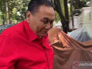 Giliran Bambang Pacul dan Rano Karno Sambangi Rumah Megawati