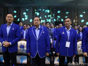 Momen SBY-AHY Hadiri Kongres VI Partai Demokrat