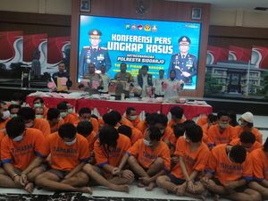 110 Kasus Narkoba di Sidoarjo Diungkap, 134 Orang Jadi Tersangka