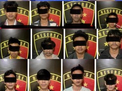 Tawuran Geng Motor Bikin Resah Warga Purwakarta, 12 Pelaku Ditangkap