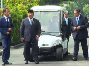 Keakraban Prabowo-SBY-Jokowi Saat Peluncuran Danantara