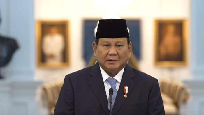 Presiden Prabowo Subianto (dok. YouTube Setpres)