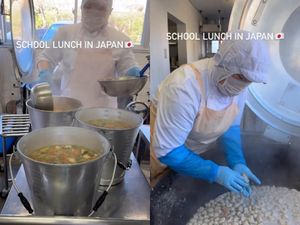Higienis! Begini Proses Memasak Makan Siang di Sekolah Jepang Higienis! Begini Proses Memasak Makan Siang di Sekolah Jepang