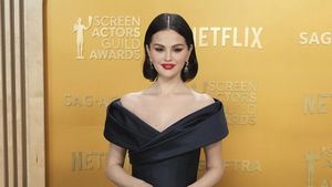 Selena Gomez Tampil Bak Snow White di SAG Awards 2025, Bergaya Hollywood Glam