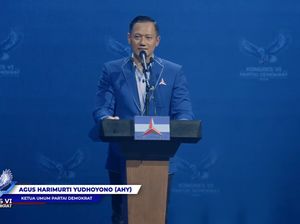 AHY Sapa Puan di Kongres Demokrat: Semoga Persahabatan Kita Jaga Terus