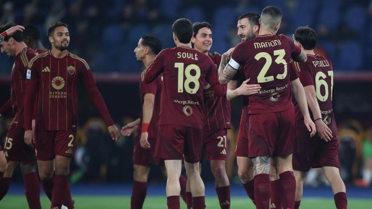 AS Roma menang 4-0 atas Monza dalam lanjutan Serie A (Foto: Getty Images/Paolo Bruno)