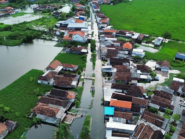 Banjir Merendam Sejumlah wilayah di Sidoarjo