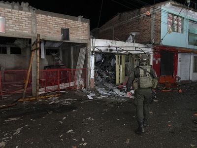 Begini Kondisi Luar Kantor Polisi di Kolombia Usai Bom Meledak