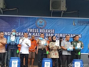 BNNP Sumsel Musnahkan 15 Kg Sabu Jaringan Malaysia-Pekanbaru