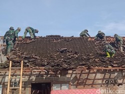 Ngerinya Lisus Rusak Puluhan Rumah-Robohkan Pabrik Briket di Klaten