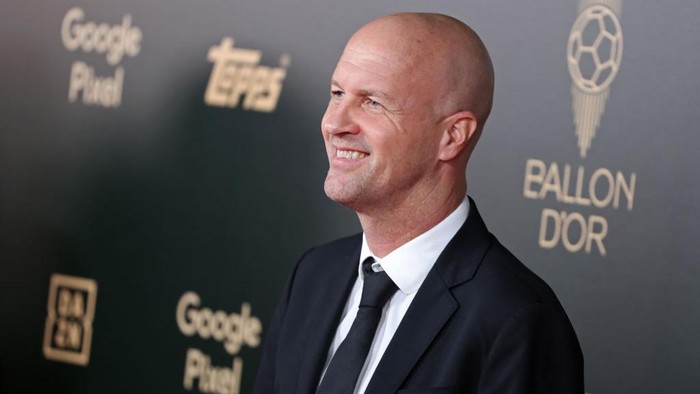PARIS, FRANCE - OCTOBER 28: Jordi Cruyff attends the 68th Ballon DOr Photocall at Theatre Du Chatelet on October 28, 2024 in Paris, France. (Photo by Pascal Le Segretain/Getty Images)