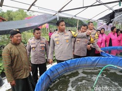 Kapolres Kediri Launching Program Pekarangan Pangan Lestari Bareng Warga
