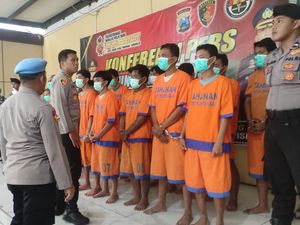 19 Maling Motor di Sidoarjo Dibekuk Selama Sebulan 19 Maling Motor di Sidoarjo Dibekuk Selama Sebulan