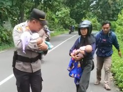 Viral Polisi Kulon Progo Tolong Bayi Kembar Korban Laka, Begini Ceritanya