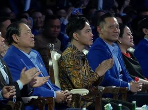 Kala Prabowo Sebut AHY dan Gibran Sekarang Dampingan, Nanti Bisa Bersaing
