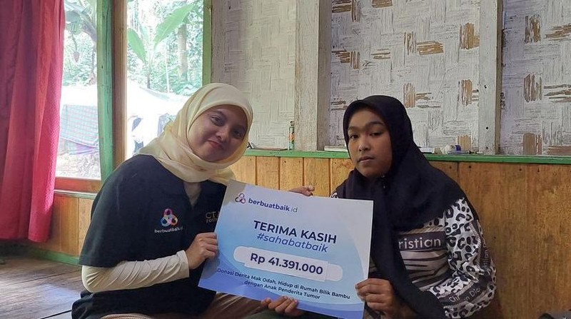 Sahabat Baik Bantu Pengobatan Tumor Santi dan Ternak Domba untuk Keluarga