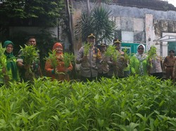 Polres Pasuruan Kota Dukung Upaya Ketahanan Pangan Warga di Kebonagung