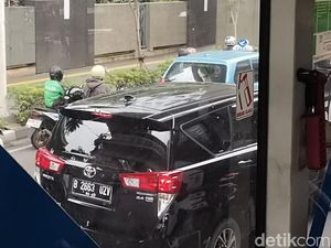 Lalin Jalan Gatot Subroto Pancoran Arah Kuningan Jaksel Macet